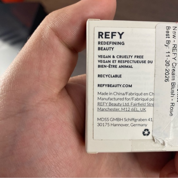 REFYCREAM BLUSHBLUSH CRÈME ROSE 1.5 g / Net Wt. 0.05 Oz. - Picture 3 of 3